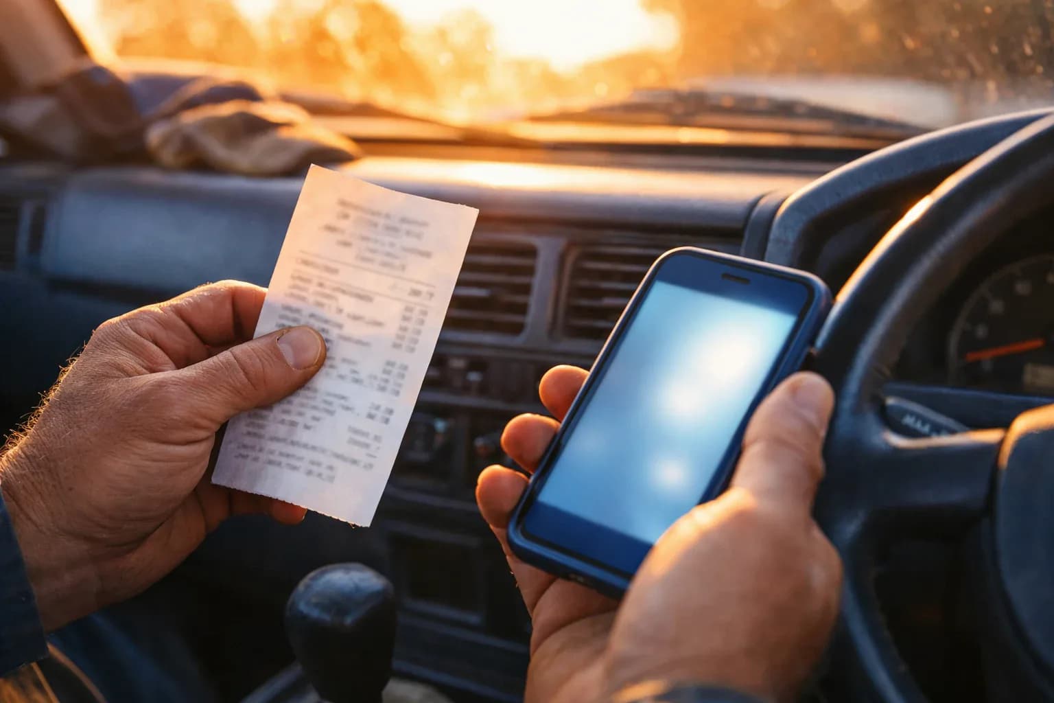 ToolsMate financial dashboard showing expenses, quotes, and GST summary